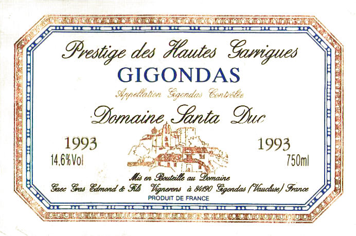 Gigondas-Santa Duc-Hautes Garrigues.jpg